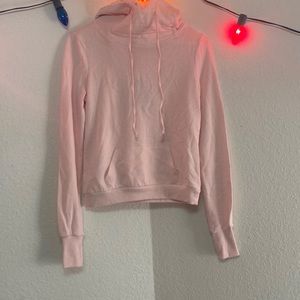Light pink mask hoodie, size xs, NWT